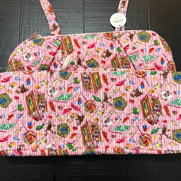 Vera Bradley Harry Potter Honeydukes Bag Weekender Pink Candy Chocolate Frog main image 9